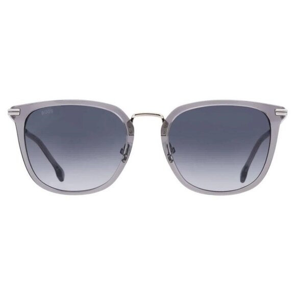 Hugo Boss Grey Square Men's Sunglasses BOSS 1562/F/SK 0D3X/ 56 BOSS 156 - Picture 1 of 5